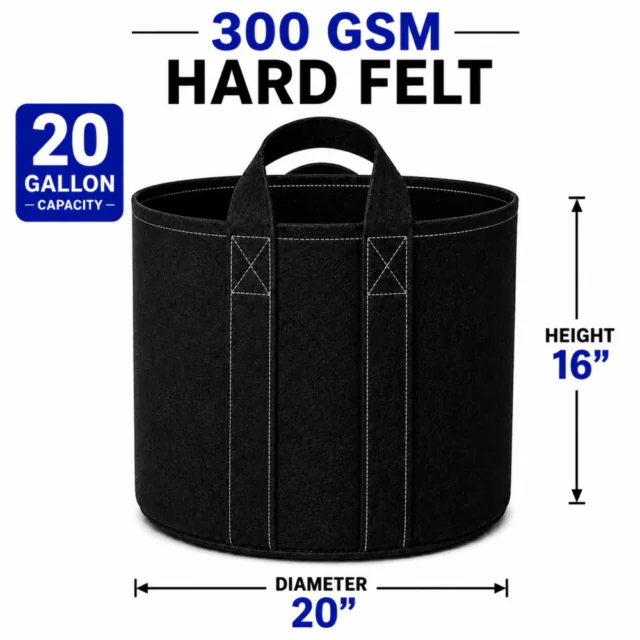 20-Gallon Geo Bag (জিও ব্যাগ) - 300 GSM