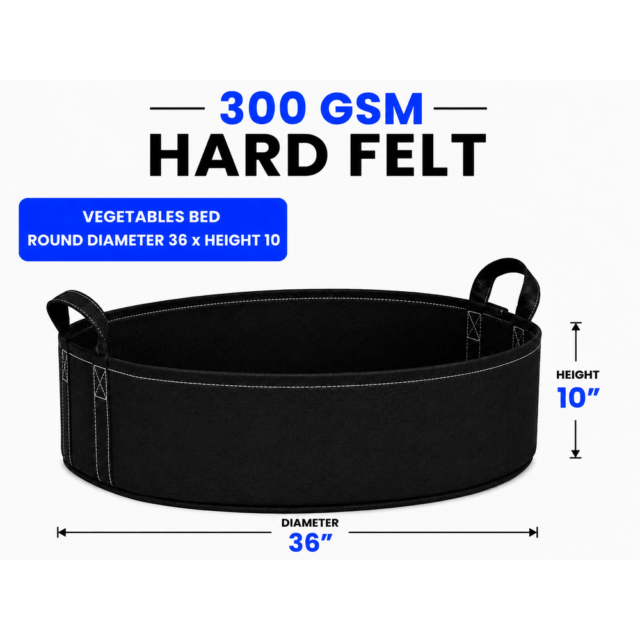 Round Bed 36x10 (জিও ব্যাগ) - 300 GSM