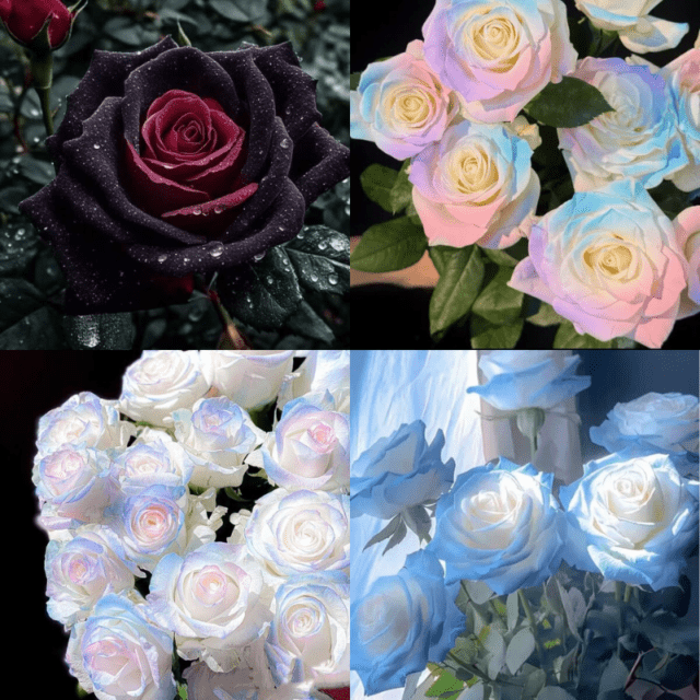 মাল্টিকালার গোলাপের বীজ (Multicolor Rose Flower Seeds)