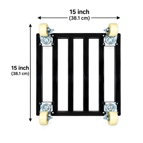 Heavy Duty Plant Pot Trolley – 15×15 Inch | 4 Wheels (ট্রলি)