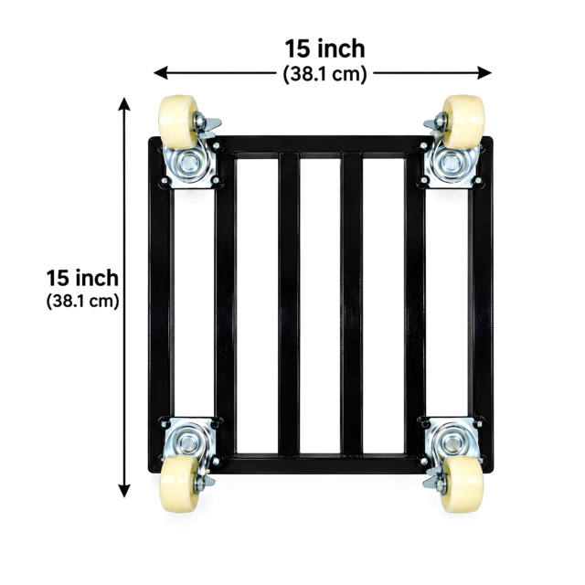 Heavy Duty Plant Pot Trolley – 15×15 Inch | 4 Wheels (ট্রলি)