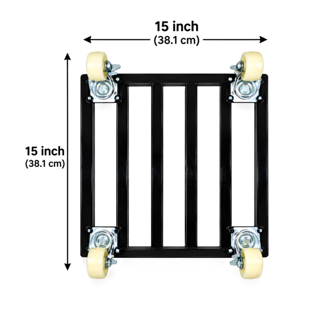 Heavy Duty Plant Pot Trolley – 15×15 Inch | 4 Wheels (ট্রলি)
